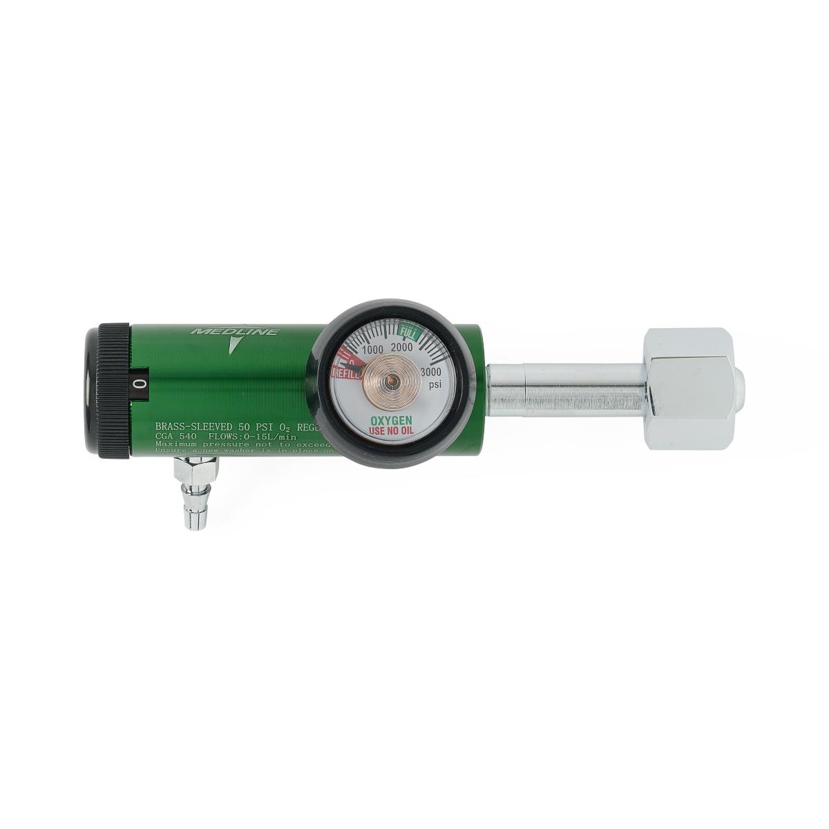 REGULATOR, OXYGEN, 0-8 LPM 540 CGA