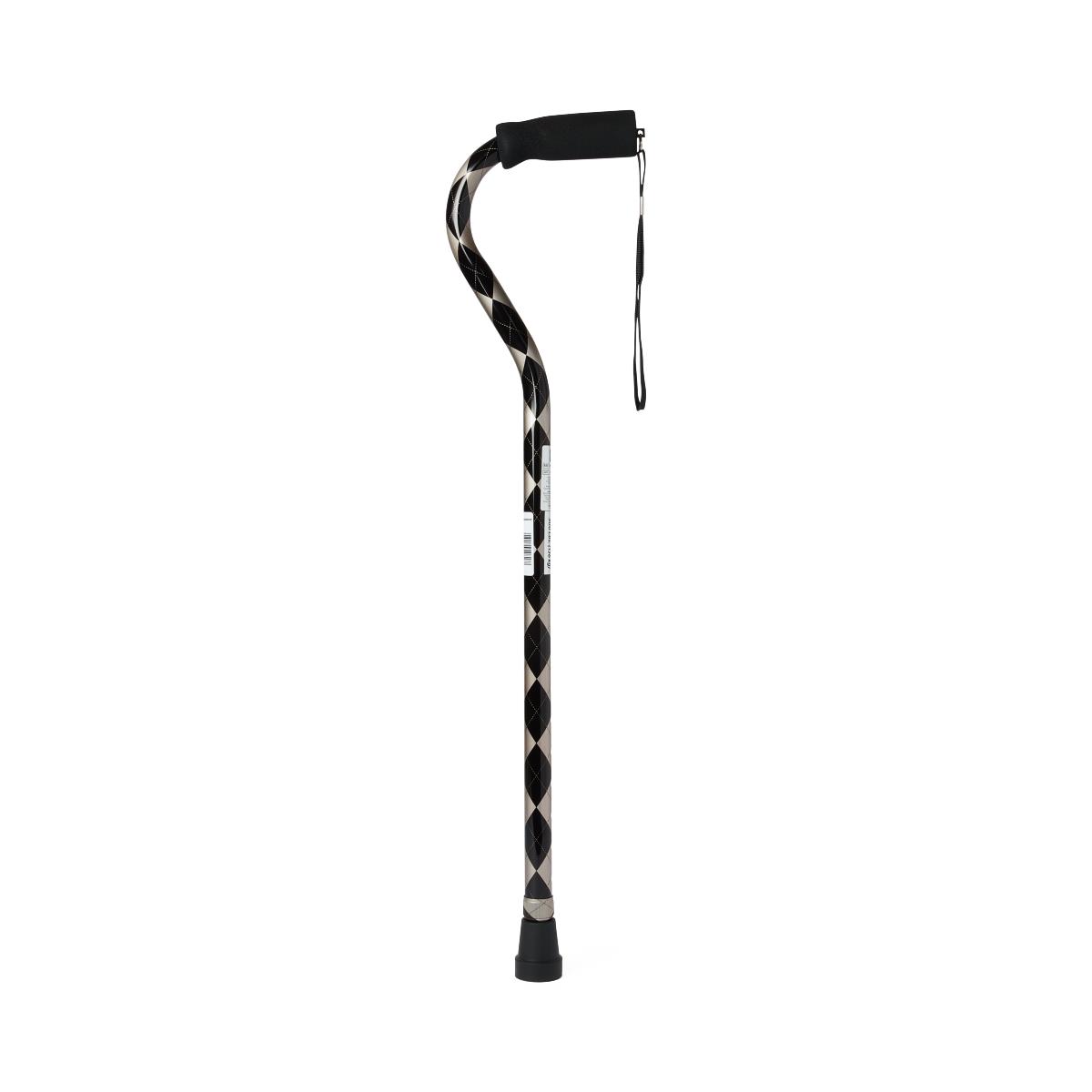 Fashion Offset Handle Canes with Foam Grip