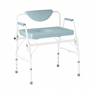 Bariatric Drop-Arm Commode