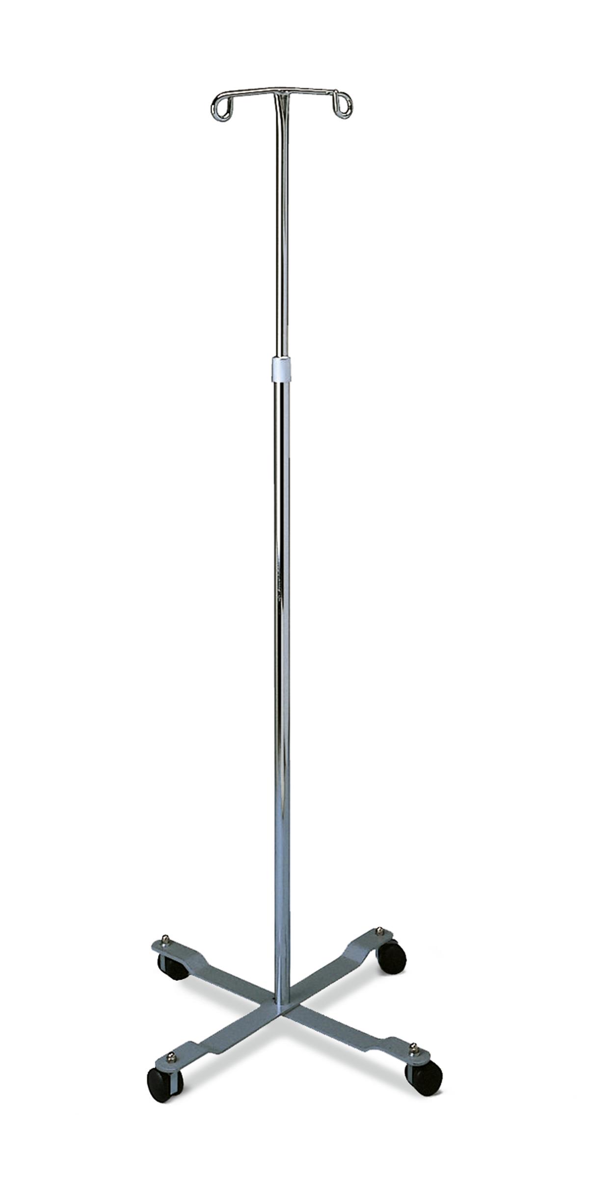 Chrome Four Leg IV Poles